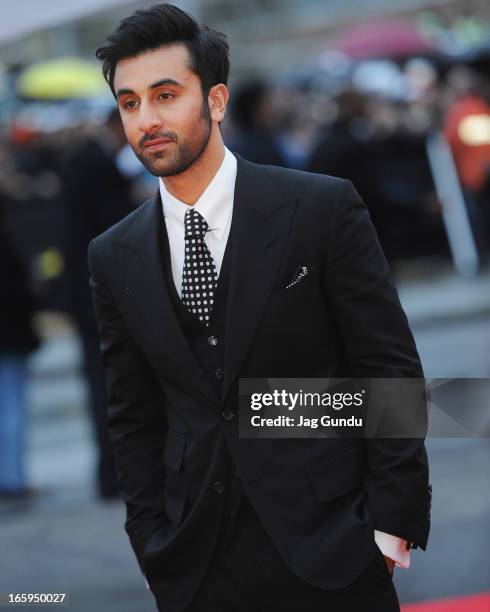 Ranbir Kapoor walks the red carpet at The Times Of India Film Awards on April 6, 2013 in Vancouver, Canada.