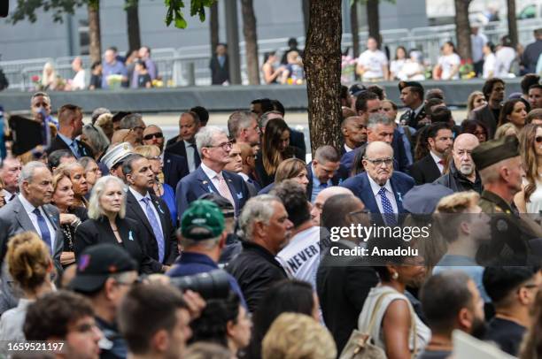 The 22nd anniversary ceremony of the September 11 attacks is held in Lower Manhattan, New York, United States on September 11, 2023.