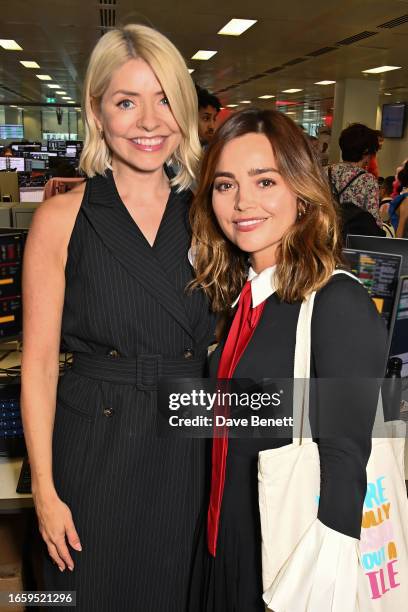 Holly Willoughby and Jenna Coleman attend the BGC Group Charity Day on behalf of Together For Short Lives and Spread A Smile , raising millions for...