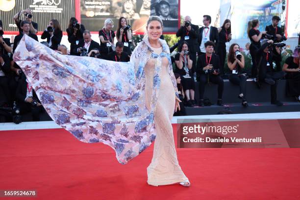 Hofit Golan attends a red carpet for the movie "Priscilla" at the 80th Venice International Film Festival on September 04, 2023 in Venice, Italy.