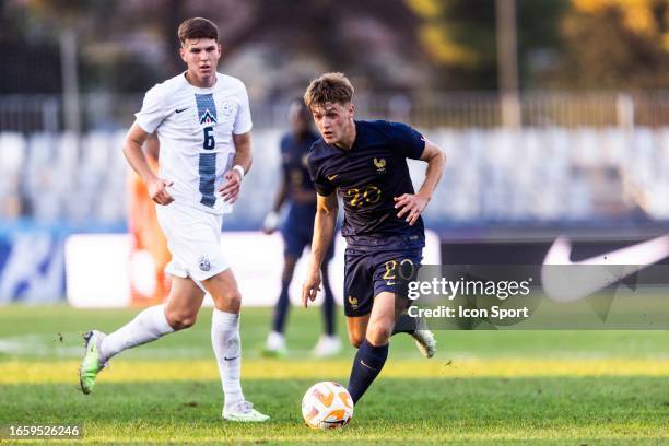 Johann LEPENANT of France during the 2025 EURO Under-21 qualifying match between Slovenia and France at Stadion Bonifika on September 11, 2023 in...