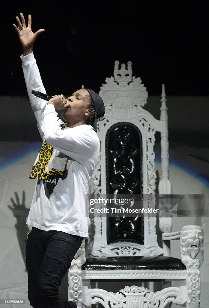 Rihanna and ASAP Rocky In Concert - San Jose, CA