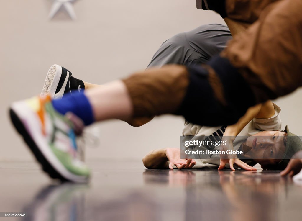 Deaf break dance instructor John Ying kept an eye on one of his... News ...