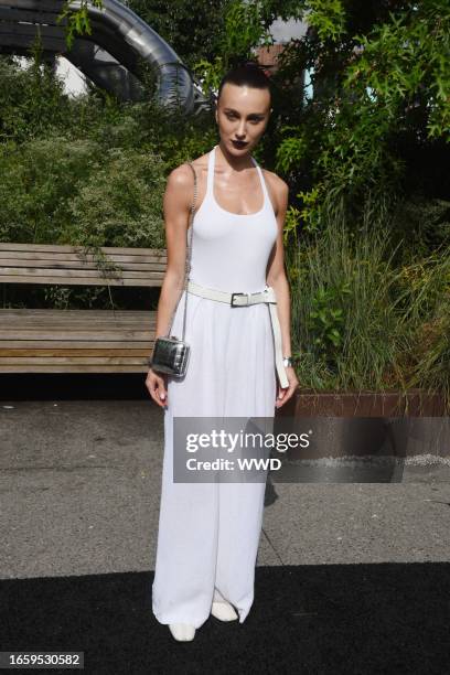 Mary Leest at Michael Kors Spring 2024 Ready To Wear Runway Show at Domino Park on September 11, 2023 in Brooklyn, New York.