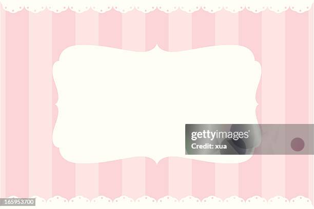 simple vintage banner - cute background stock illustrations