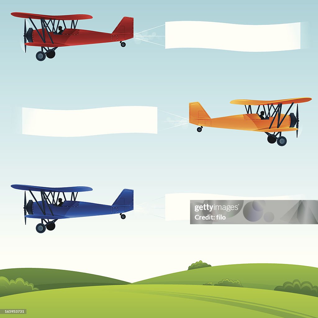 Biplane Banners