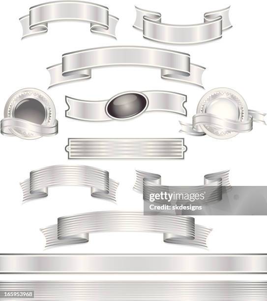 1,570 Silver Ribbon Banner Stock Photos, High-Res Pictures, and Images ...