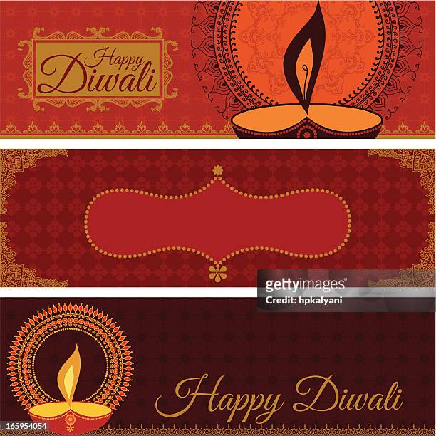 diwali banners - diwali vector stock illustrations