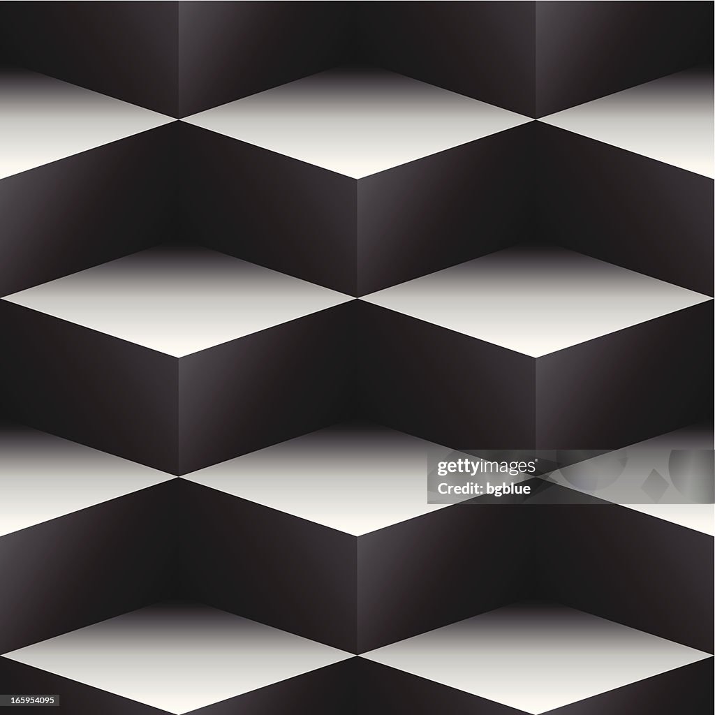 Seamless cubes pattern