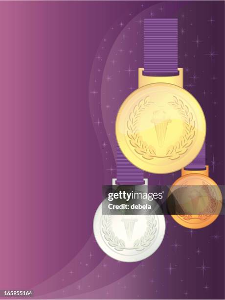 stockillustraties, clipart, cartoons en iconen met uk . games winners' medals - bronzemedaille