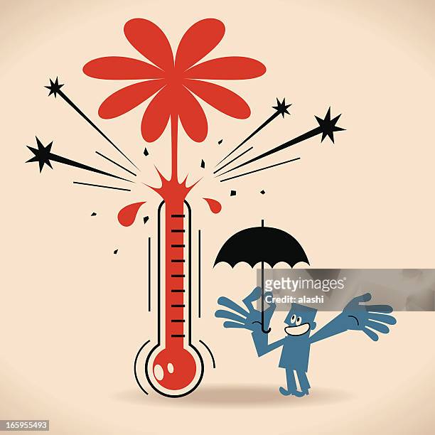 ilustrações, clipart, desenhos animados e ícones de objetivo de termômetro - thermometer