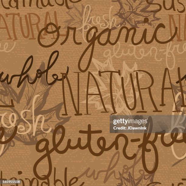 organic natural product seamless background - hessian stock illustrations