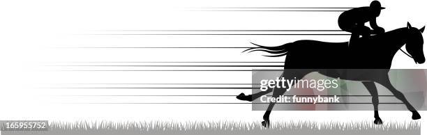 horse racing finish line - horse race finish line stock illustrations