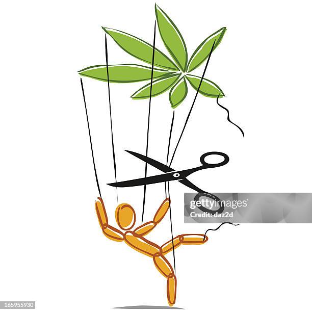 bildbanksillustrationer, clip art samt tecknat material och ikoner med stop narcotics - cannabisväxt