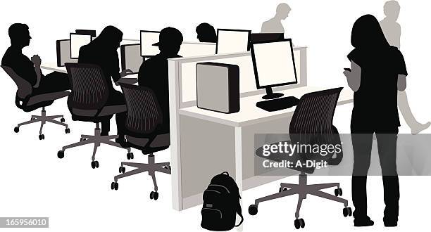 Computer Lab Clean Cartoon Computer Lab Cartoon