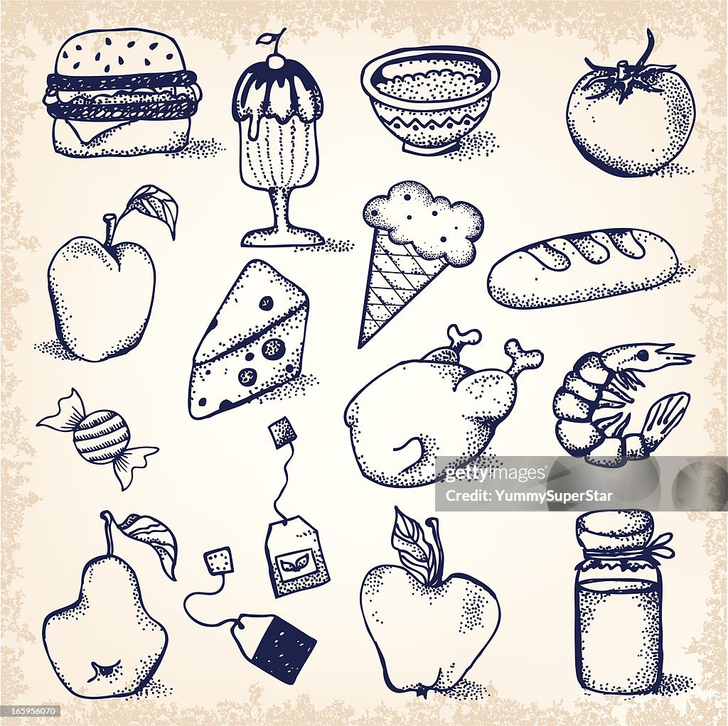 Food illustration.