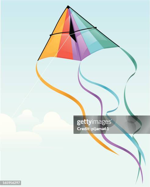 kite - kite stock illustrations