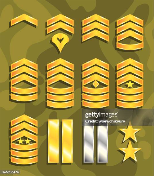 Class D Ranks Illustrations, cliparts, dessins animés et icônes de Army Sergeant ...