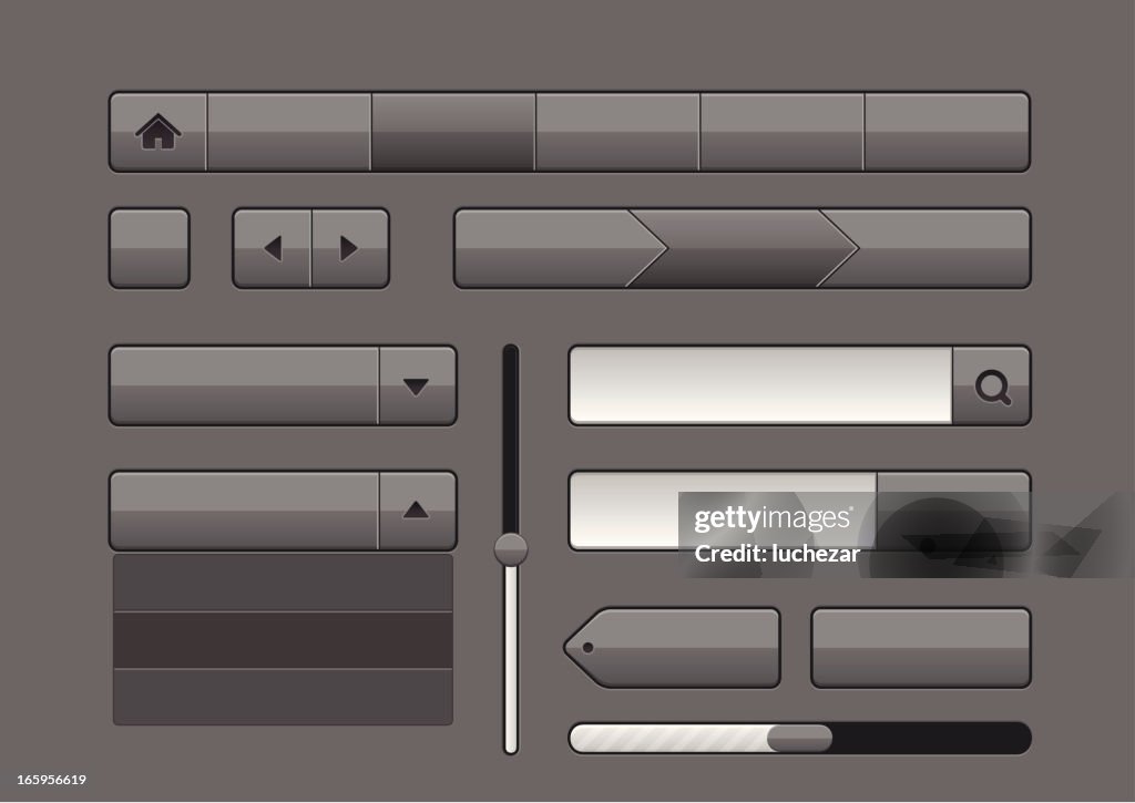 Professional User Interface Elements High-Res Vector Graphic - Getty Images