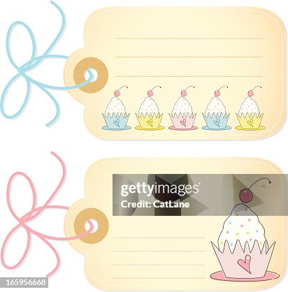 Simple Cupcake Gift Tags Simple Cupcake Gift Tags