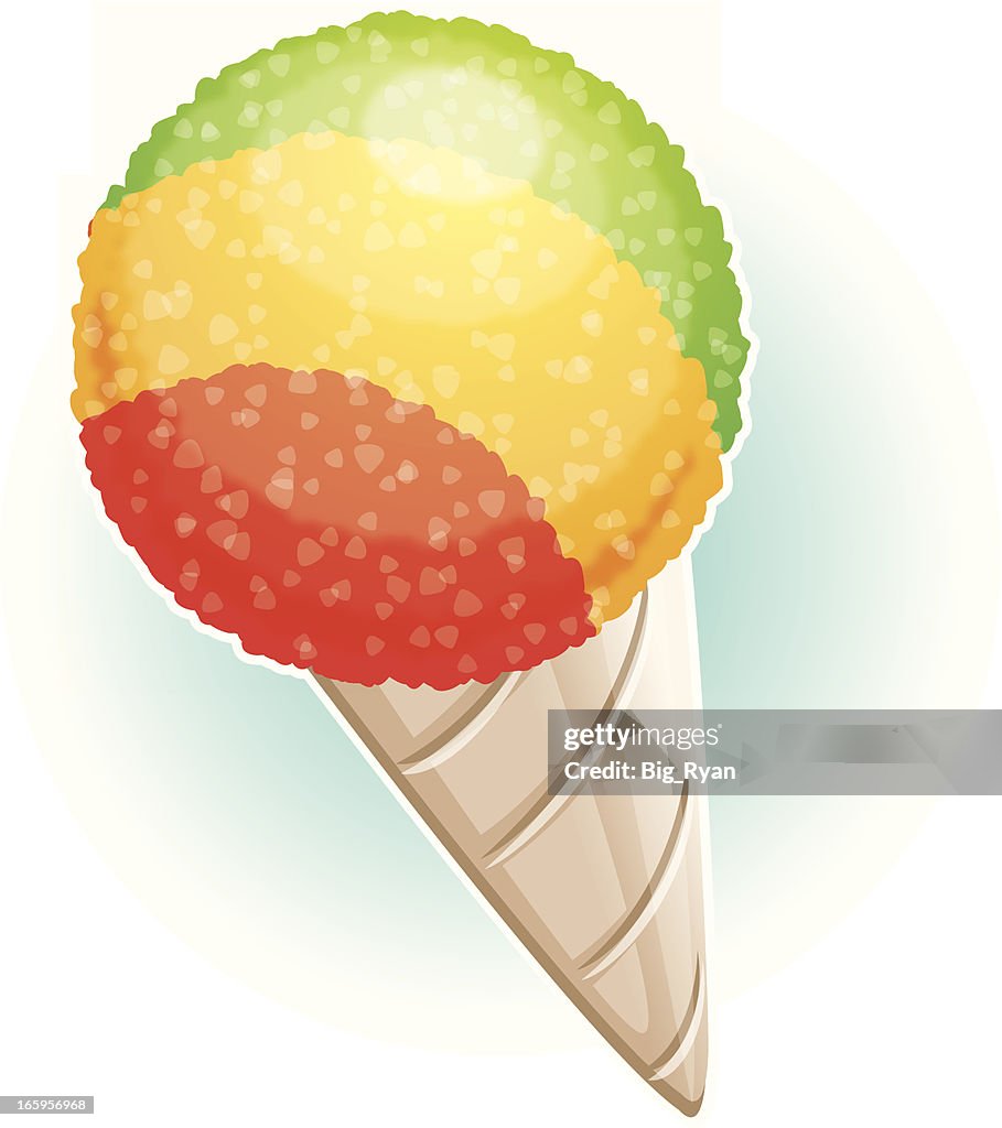 Snow Cone High-Res Vector Graphic - Getty Images