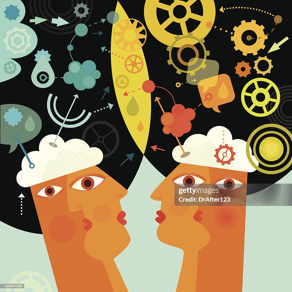 Co Operating Cooperating Minds High-Res Vector Graphic - Getty Images