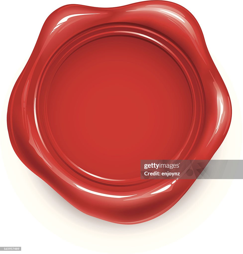 Plain Wax Seal High-Res Vector Graphic - Getty Images