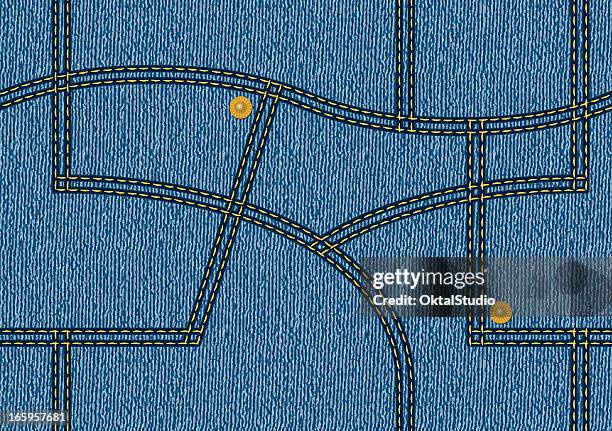 denim pattern - thread background stock illustrations