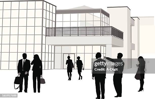 business matters vector silhouette - what matters stock illustrations
