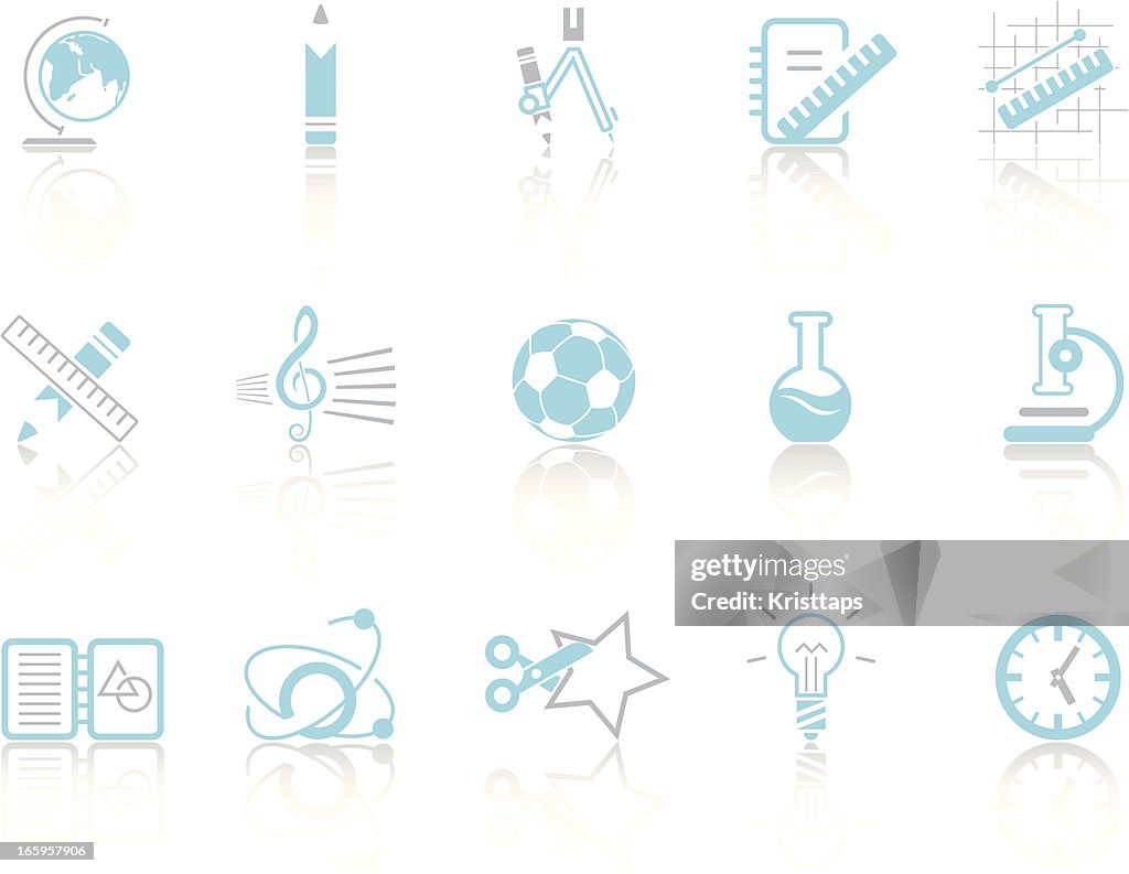 Simple Blue Education High-Res Vector Graphic - Getty Images