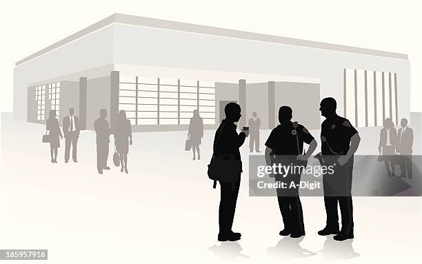 patrolmen - security staff stock-grafiken, -clipart, -cartoons und -symbole