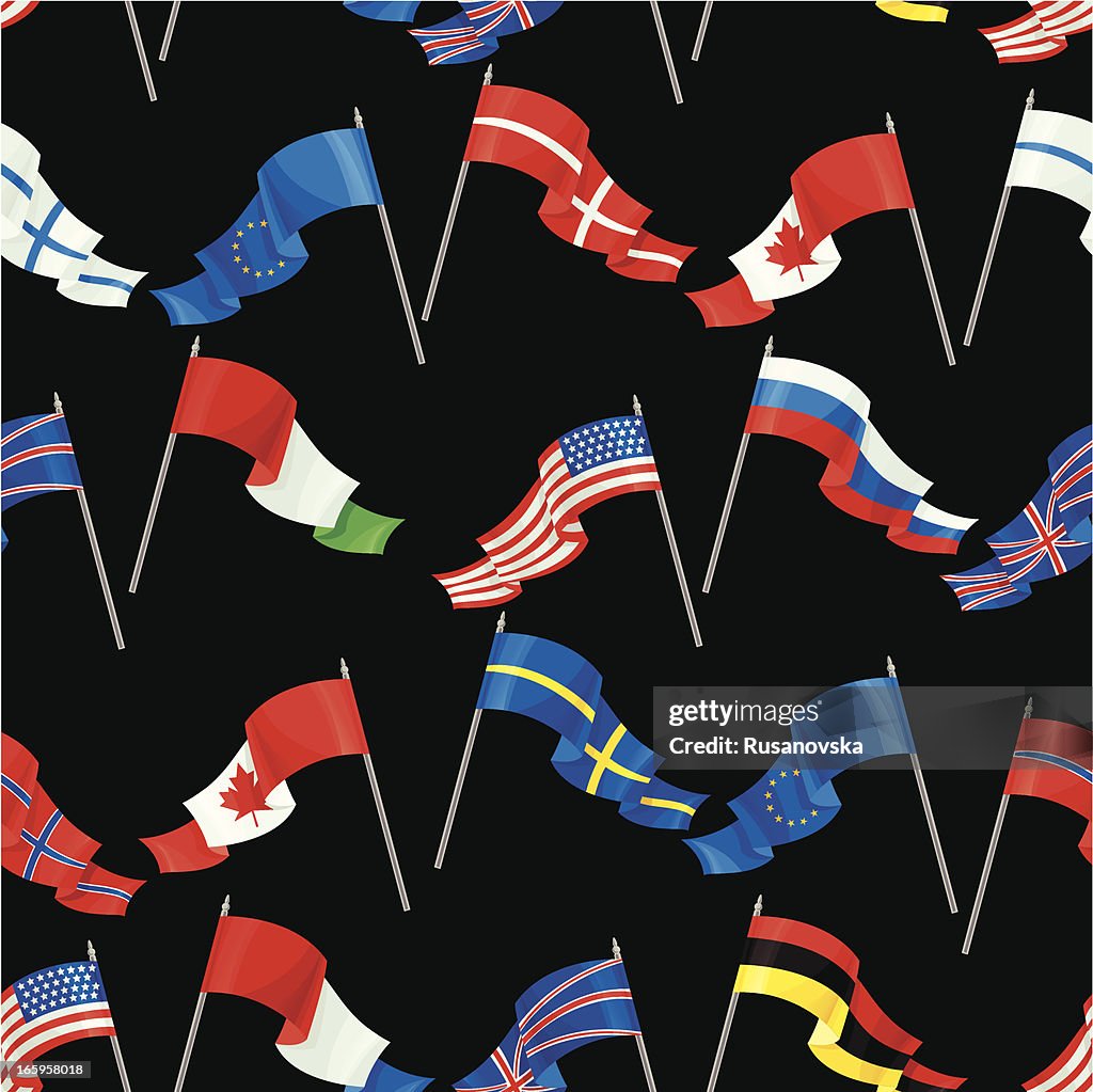 Popular Flag Pattern International Flag Pattern High-Res Vector Graphic - Getty Images