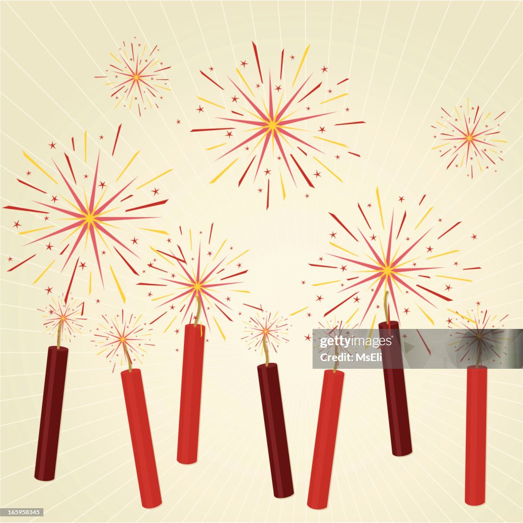 Exploding Firecrackers High-Res Vector Graphic - Getty Images
