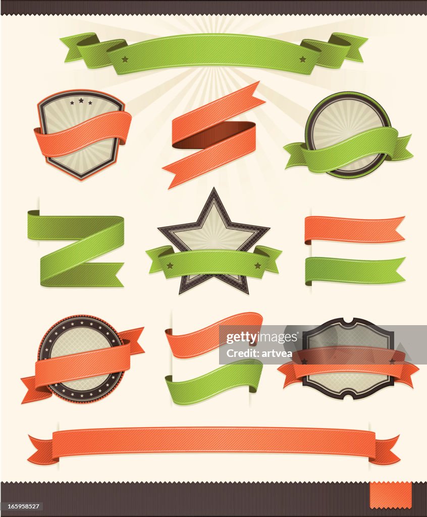 Frame Log Ribbon Various Ribbons And Frames Used For Logos And Design Work High-Res ...