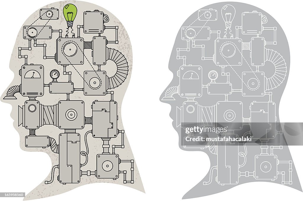 Bheaded Machine Head Machine High-Res Vector Graphic - Getty Images