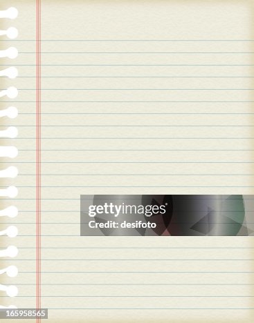 Vector illustrations of lined paper with texture Vector illustrations of lined paper with texture