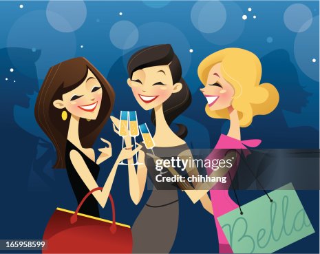 Girls Night High-Res Vector Graphic - Getty Images