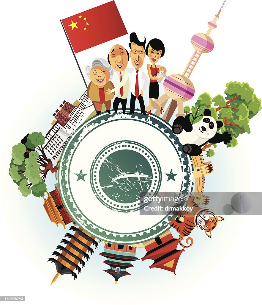 China Travel Cartoon