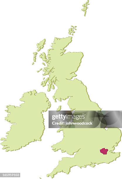 uk greater london – karte - greater london stock-grafiken, -clipart, -cartoons und -symbole