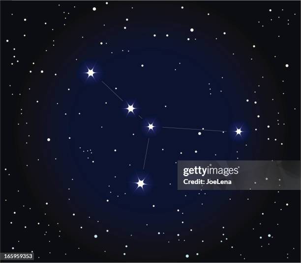 constellation cancer - constellation stock illustrations