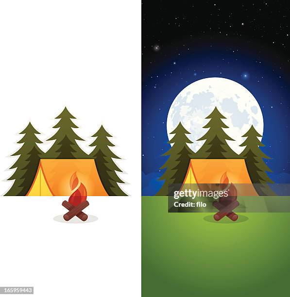 camping - camping background stock illustrations