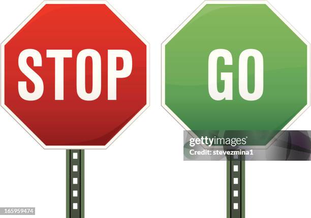 Go Icon Stop Icon 129 Stop Go Icon High Res Illustrations - Getty Images