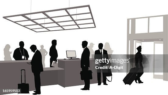 Customer Service Vector Silhouette Customer Service Vector Silhouette