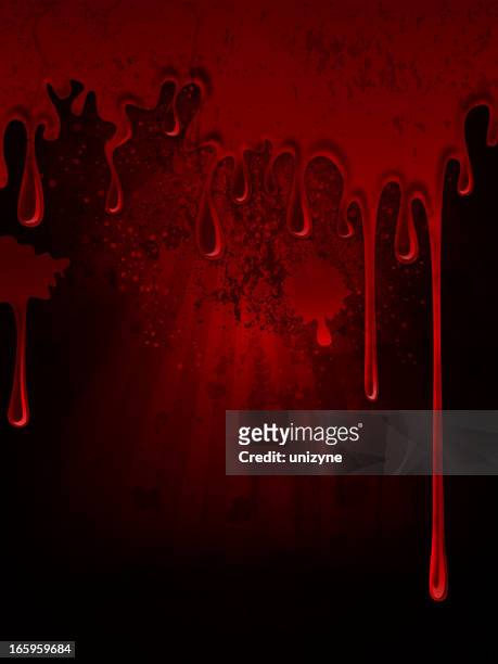bloody halloween grunge background - spooky background stock illustrations