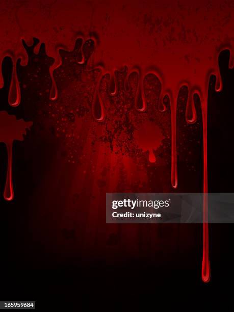 bloody halloween grunge background - scary bloody 幅插畫檔、美工圖案、卡通及圖標