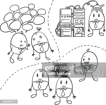Cartoon businessman illustration Cartoon businessman illustration