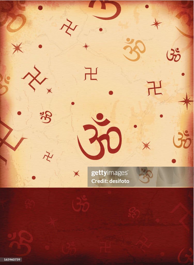 Om - vector background