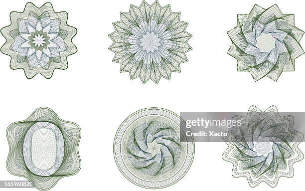 certificate / diploma illustrations - certificate pattern stock illustrations