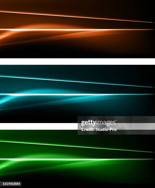 abstract modern neon banners - double exposure tech stock illustrations