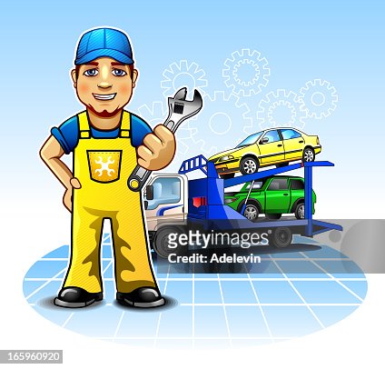 Car Mechanic High-Res Vector Graphic - Getty Images